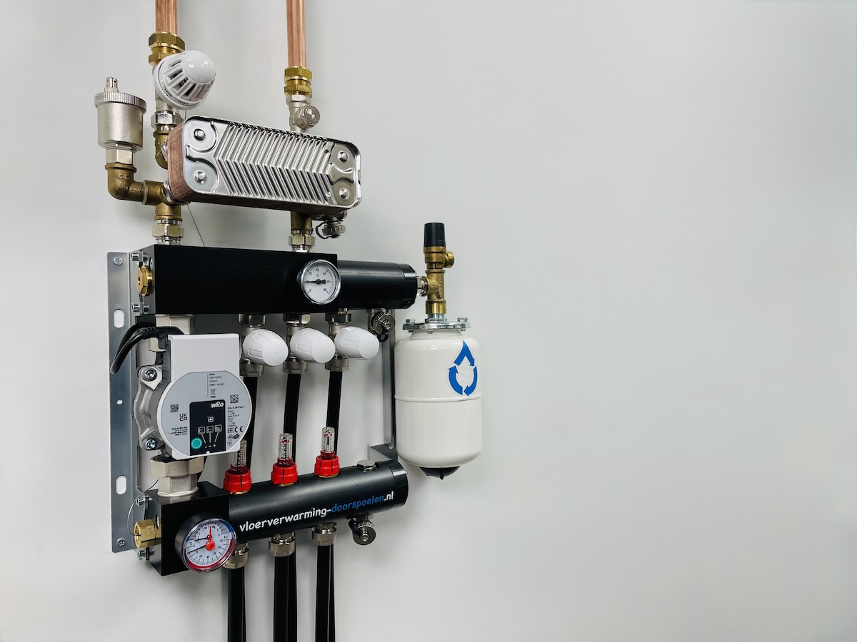 gescheiden vloerverdeler vervangen vloerverwarming jaren 80-90